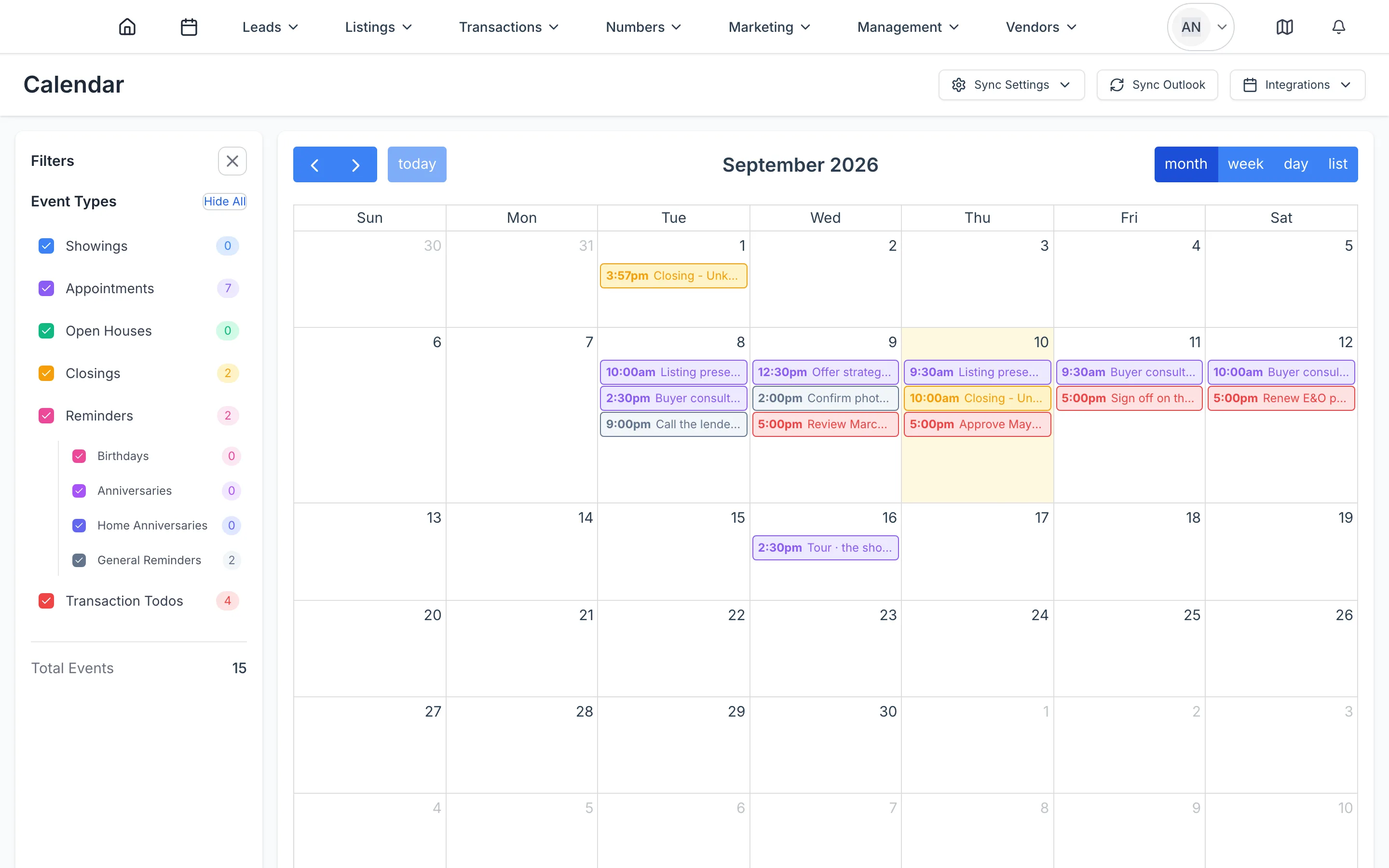 Scheduling that closes the loop.
